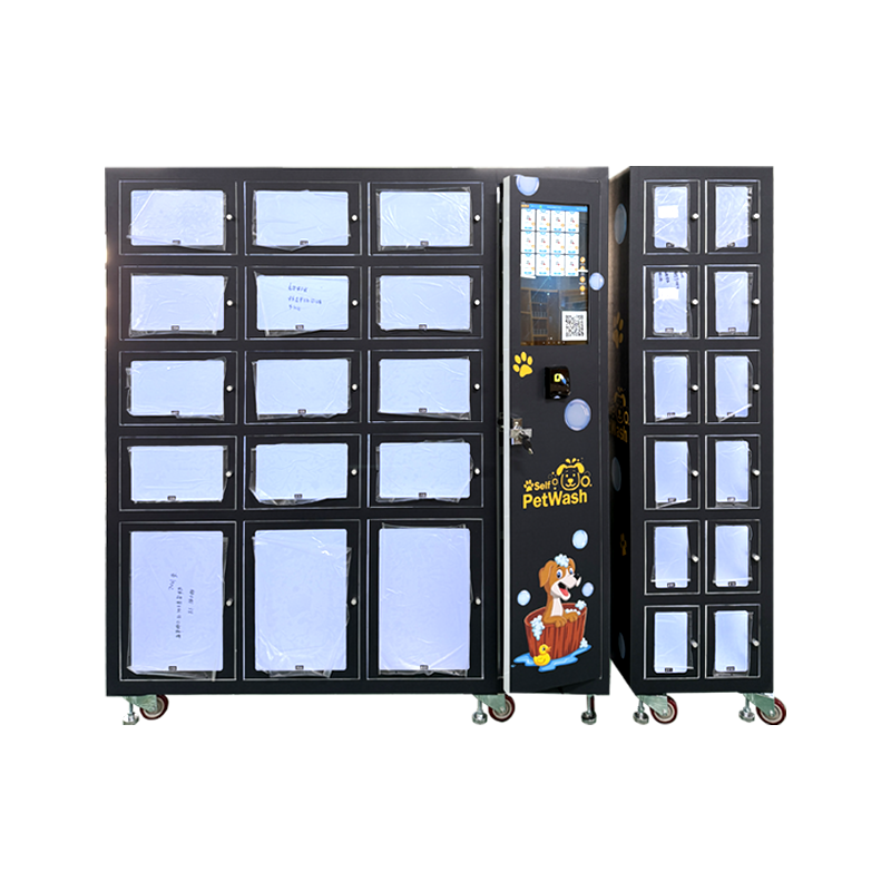 Pet Grooming Supplies Locker Vending Machine for Shampoo, Towels & Care Products Suitable for Pet Grooming Shops